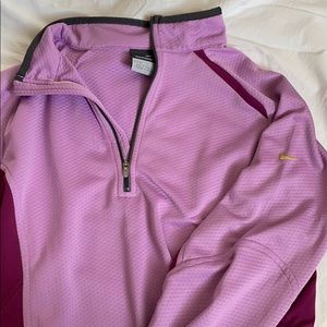 Nike 1/4 Lavender zip up